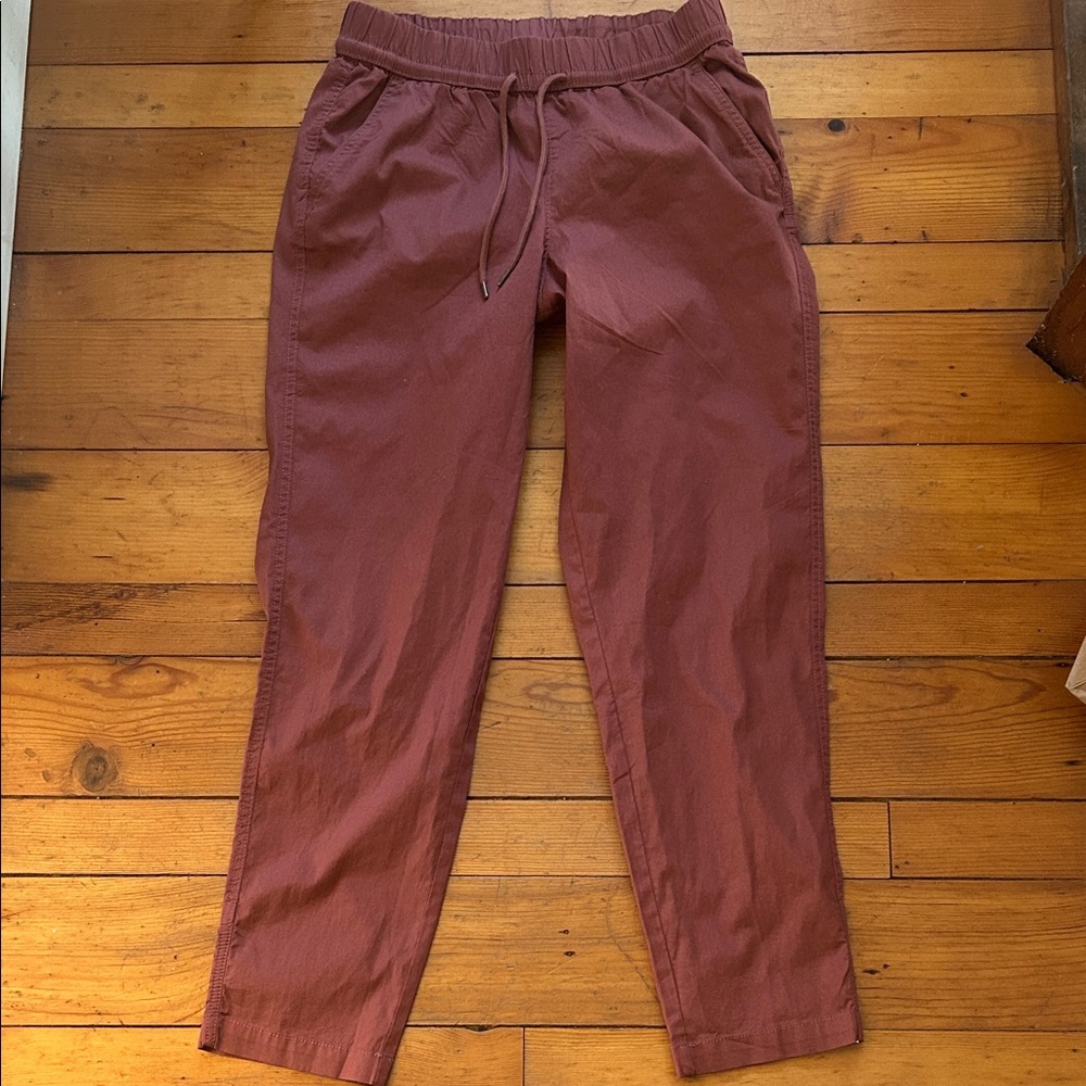 Pact Women's Straight Leg Pants in Rust